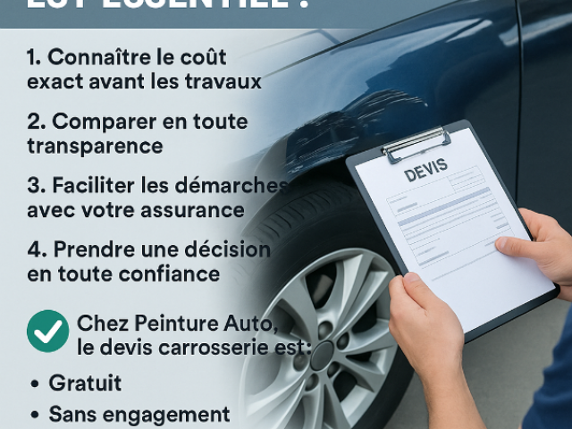 Devis en carrosserie : transparence, confiance et économies 
